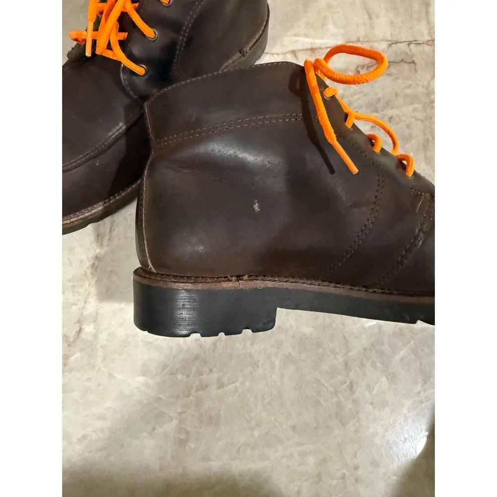 Vintage H.S. Trask Bison Leather Gore-Tex Moc Toe Chukka Boots USA Men's 8.5/9